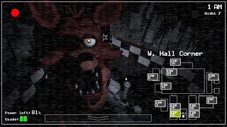 Foxy The Pirate on the wrong cameras FNaF 1 Mods [upl. by Acirahs]