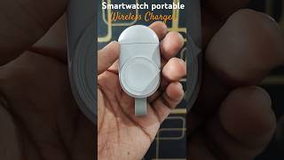 Portable Wireless charger for your Smartwatch wireless charger techpokeshorts [upl. by Ahsinhoj84]