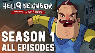 Hello Neighbor Cartoon Season 1  helloneighbor animatedseries  Welcome to Raven Brooks [upl. by Nefen]