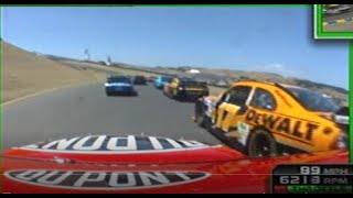 Sonoma Raceway aka Infineon NASCAR Cup Full Race for Jeff Gordon 24 Hotpass June 21 2009 [upl. by Atteyram944]