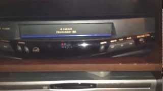 Panasonic Omnivision PV8405S VCR video playing problem wavy video [upl. by Ludovika105]