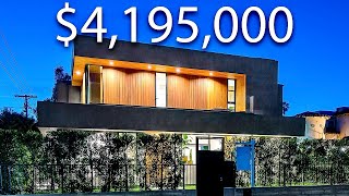 Touring A 4195000 MODERN SMART HOME in Los Angeles [upl. by Bari]