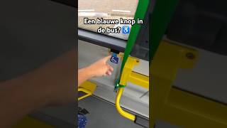 Een blauwe knop in de bus ♿️ buschauffeur vlog 177 [upl. by Sirdi]