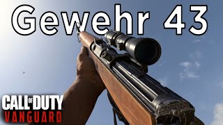 Gewehr 43 G43 Call of Duty Vanguard Gameplay PS5 [upl. by Kerwinn59]