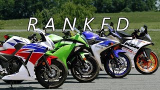 The 7 Best Sportbikes Under 400ccs You Can Buy New [upl. by Metabel862]