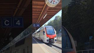 sbb cff ffs stadlerkiss stadler kiss trainspotting railway schweiz shorts yt [upl. by Yennej680]