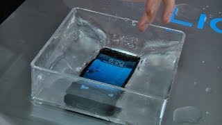 CES 2013 How Liquipel Will Make Your Phone Waterproof [upl. by Ltney]