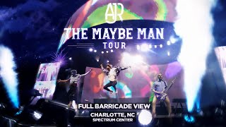 AJR  The Maybe Man Tour Full Barricade View  April 10th 2024  Charlotte NC [upl. by Islek435]