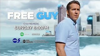 Premieres 【Free Guy】『Cine On 5』Trailer Channel 5 [upl. by Ion]