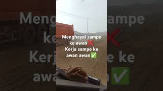 Kerja sampe ke awan🤣😂 [upl. by Olegnaed51]