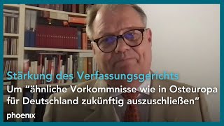 Verfassungsgericht Warum braucht es besseren Schutz braucht erklärt Prof Brenner Uni Jena [upl. by Aihselef]