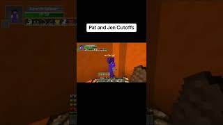 Pat and Jen Cutoffs 😭shorts popularmmos minecraft [upl. by Enrev958]