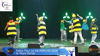 relais pour la vie MARCHE 2024 la maya danse [upl. by Holmen112]