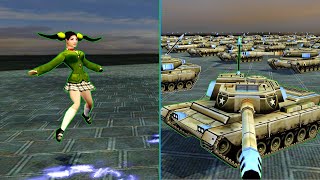 Japan Esper Girls VS USA Crusader Tanks  RA 3 Arena Ep49 [upl. by Demetra]