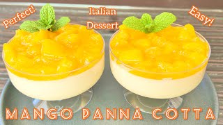 MANGO PANNA COTTA [upl. by Yelram]