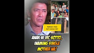 Anak ni Vic Sotto inaming single mother na [upl. by Nnayllehs]