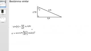 Bestämma vinklar [upl. by Alian]