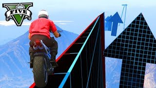 GTA V Online O EQUILÍBRIO 1000x ÉPICO com MOTOS Lipão Skill TEST [upl. by Annovoj]