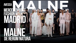 Malne MercedesBenz Fashion Week Madrid  Spring 25 [upl. by Wandy310]