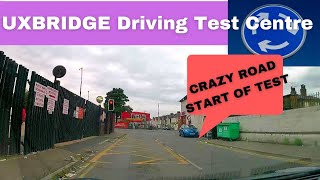 Uxbridge Driving Test Centre  weird driving test route [upl. by Sokcin]