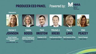 National Mining Association’s MINExpo Producer CEO Panel [upl. by Htebsil]