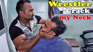 Head Massage with Neck CRACKING Intense  ASMR Indian Barber [upl. by Lrem]