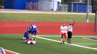 Boswell JV Football  2 Brian Franklin  Great Touchdown Run [upl. by Gerri]