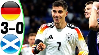 Germany vs Scotland 30  All Goals and Highlights  EURO 2024 🔥 HAVERTZ [upl. by Mathilda]