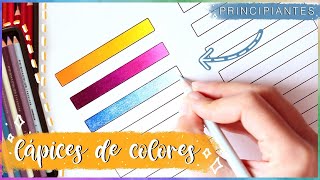 Cómo hacer DEGRADADOS y MEZCLAR LÁPICES DE COLORES  Para PRINCIPIANTES ✍✨ [upl. by Aratahs]