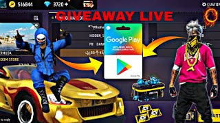 FREE FIRE LIVE REDEEM CODE GIVEAWAYS FF LIVE TEAMCODE GIVEAWAY FF LIVE DIAMOND GIVEAWAYgiveaway [upl. by Martelle212]