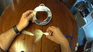 How to Tie a Bucktail Fluke Rig with KastKing DuraBlend Leader Line [upl. by Arorua]