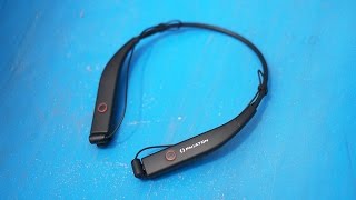 BLUETOOTH amp NOISE CANCELLING EARPHONES PHIATON BT 100 NC Unboxing [upl. by Ennovyhs]