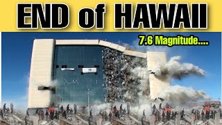 Hawaii earthquake today  76 magnitude hits hawaiis  weather today [upl. by Ayhtak]