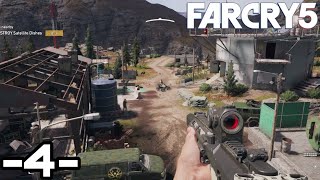 Dominating Cults Base  Far Cry 5 4  No Commentary Gameplay [upl. by Aidahs]