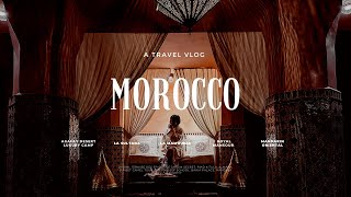 Morocco Marrakech travel vlog🐪 Agafay desert luxury camp🏜 la mamounia riad tour royal mansour [upl. by Gershon]