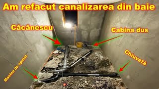 Am refacut canalizarea din baie la noua casa [upl. by Lazaruk857]