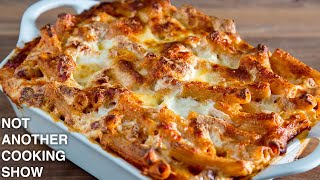 how to make BAKED ZITI PASTA AL FORNO [upl. by Uyerta]