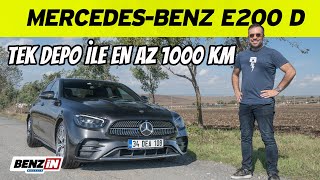 Mercedes E 200 d 2020 test sürüşü  Tek depo ile en az 1000 km [upl. by Kcirredal]