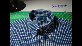 Come recuperare una camicia con un collo consumato [upl. by Tahpos]