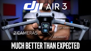 DJI Air 3 Review  MUCH Better Than I Expected [upl. by Farly753]