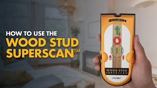 How to Use Zircon Wood Stud SuperScan Advanced Stud Finder ENINTL [upl. by Wira]