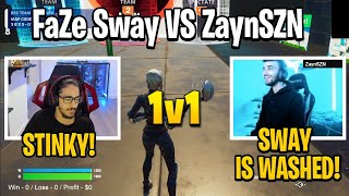 ZaynSZN vs FaZe Sway Finally Happened After a Long TimeFortnite 1v1 REMATCH [upl. by Llerut666]