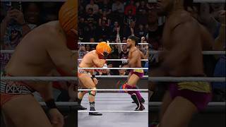 Things switched up on Ethan Page real fast 😂 HalloweenHavoc [upl. by Nuawad161]