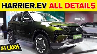 2024 Tata HARRIERev Price Features Range Rivals All Details [upl. by Ardath878]