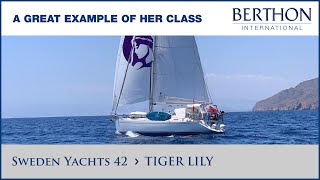 OFF MARKET Sweden Yachts 42 TIGER LILY Walkthrough  Yacht for Sale  Berthon Int 2018 [upl. by Neirrad323]