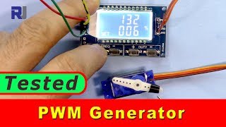 Pulse Width Modulation PMW Generator XYLPWM With display to control Servo motor [upl. by O'Donovan]