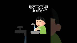 How to wash your hands properly tutorial shorts [upl. by Notnarb]