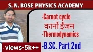 कार्नो इंजन carnot cycle  Thermodynamics and statistical physics  Bsc 2nd physics [upl. by Vickie]