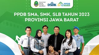 PPDB JABAR 2023 TAHAP 1 DAN TAHAP 2 ppdb ppdbjabar jabarjuara [upl. by Ahsiled997]