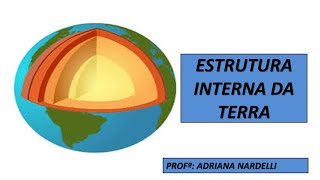 Estrutura interna da Terra Vídeo aula [upl. by Fairfield]